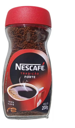 Café Nescafé Tradición Fuerte Tapa Roja 200grs.