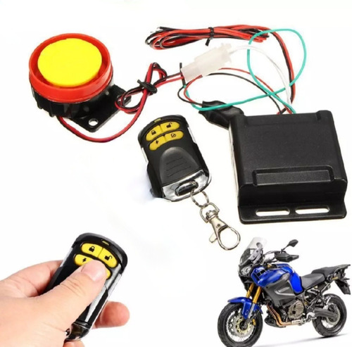 Alarma Para Moto  Con Corta Corriente Trabagas