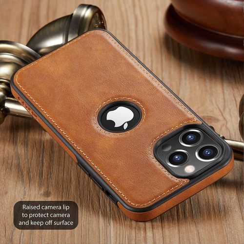 Funda Para iPhone 13 Pro Max, Cuero/marron/6.7 In