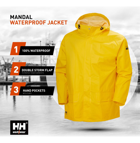 Jacket Helly-hansen Workwear Mandal Waterproof For Men - S