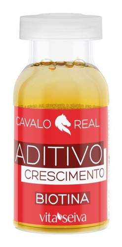 Kit 3 Biotina Aditivo Crescimento Cavalo Real Vita Seiva