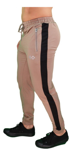 Pantalón Gym Buzo Hombre Deportivo Slim Algodón 