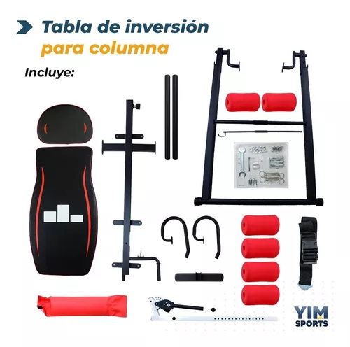 Tabla Inversion Ajustable Ejercicio Terapia Espalda Fitness