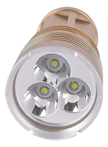 900 Lúmenes Con 3 Cree Xm T6 Led Foco De Linterna 18650 Anto