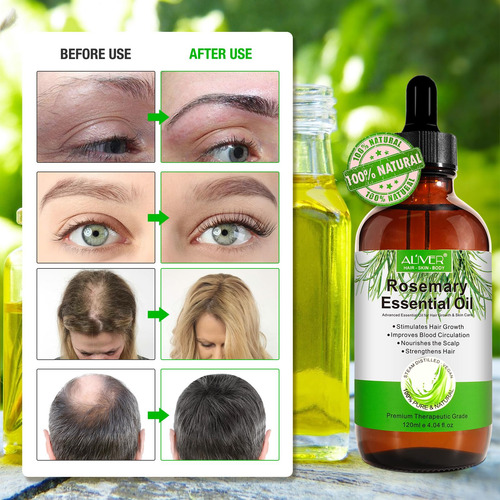 Aceite Esencial Atoany Organic Rosemary 120 Ml Con Masaje De
