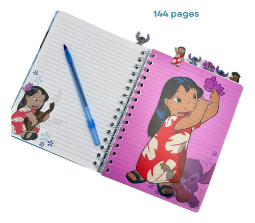 Cuaderno Con Diseños Innovadores Disney Lilo Y Stitch Tab Jo