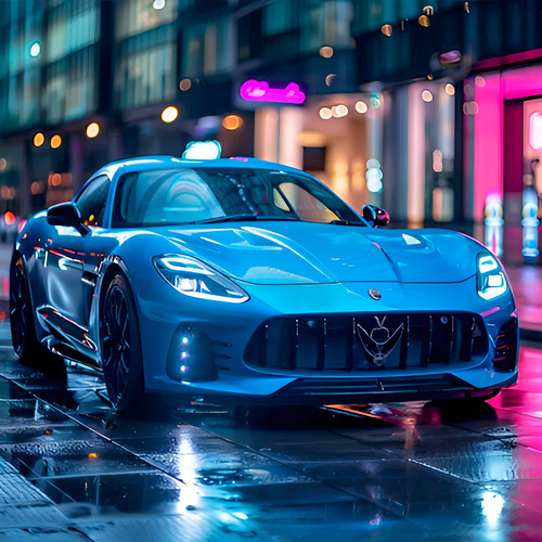 Vinil Automotriz Full Wrap De Textura Glossy 1.52x18 Mts Color Glossy Peltre Blue