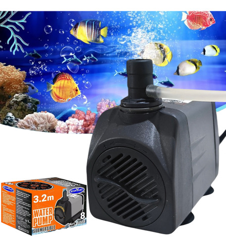 Bomba De Agua Sumergible Pecera Fuentes 3.20 M 6008 10 Pzs