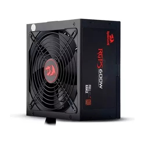 Fuente De Poder Red Dragon 600w 80 Plus