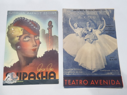 Imagen 10 de 10 de Antiguos Y Raros Programas De Teatro 1930 1940 Mag 58956
