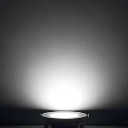 Plafón Led Embutido Plano Redondo Luz Fría O Cálida 3w