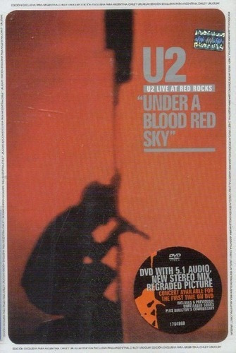 U2 Live At Red Rocks Under A Blood Red Sky Dvd Nuevo Or&-.