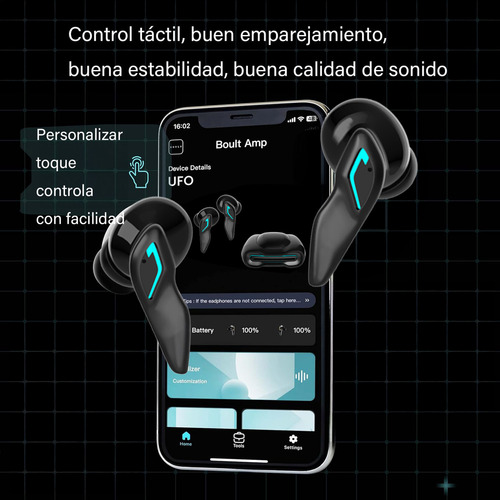 Audífonos Inalámbricos Stovoi Y58 In Ear Bluetooth 5.4,doble Mic,cancelación De Ruido Enc Y Anc ,pantalla Led, Resistencia Al Agua Ipx5
