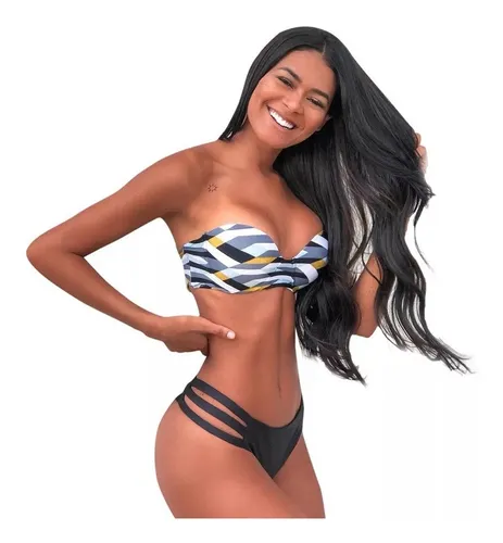 Espantar responsabilidad Apéndice Traje De Baño Bikini Brasileño Push Up Sexy Cintura Baja