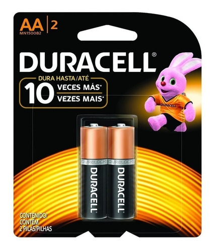 Pilas Baterías Duracell Aa Alkalinas Remate Pack De 6 Pilas
