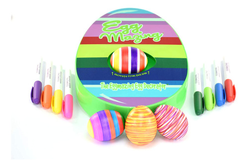 Eggmazing - Kit De Decoracion Original Para Huevos De Pascua