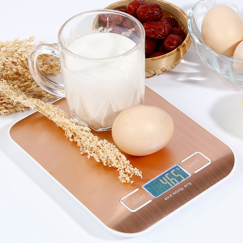 Báscula De Cocina Digital: Capacidad De 22 Libras, Pantalla