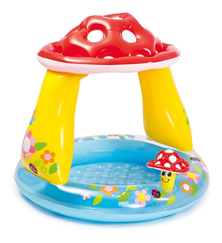 Piscina Para Bebés Intex Mushroom, De 40 35 pulgadas, Para