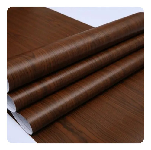Papel Mural Pvc Texturizado Autoadhesivo Rollo Madera