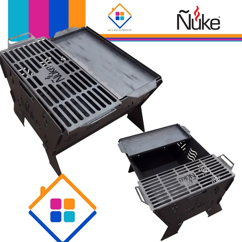 Plancha Bifera Ñuke 62 X 24 Cm Para Fogon Huapi 50 Y 70