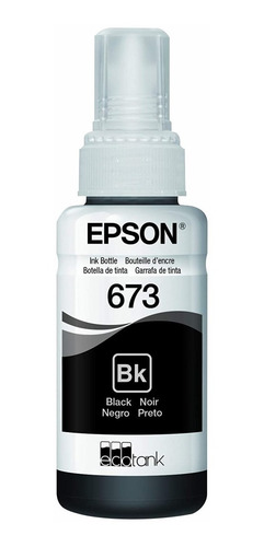 Imagem 2 de 3 de Refil Tinta Epson 673 Preta - L800 L805 L810 L850 L1800