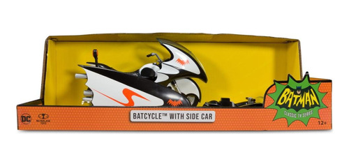 Batman Batcycle With Side Car Classic Tv Series Mcfarlane