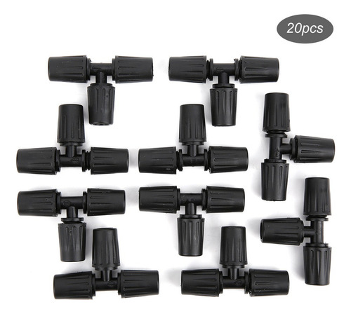 C Conector T 20pcs Flat 4/7 4mm Mangueira Para Micro