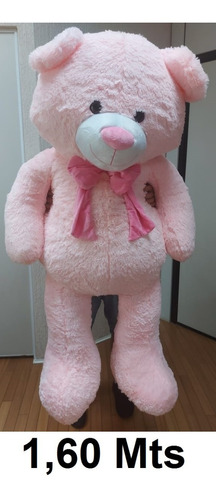 Urso Rosa Gigante 1,6 Mts 160 Cm Presente Super Romântico