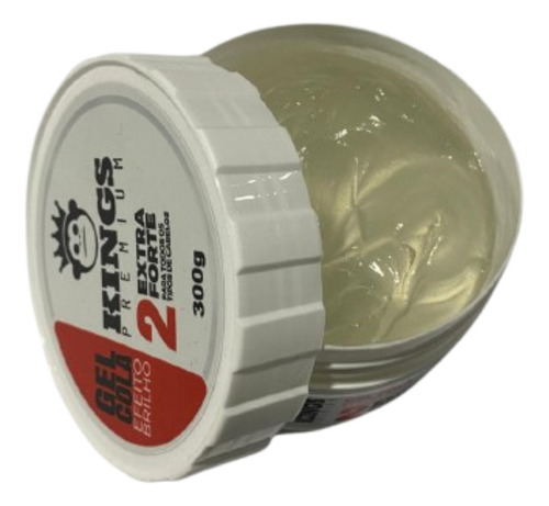 Gel Cola Extra Forte 300gr Kings Para Todos Tipos De Cabelos