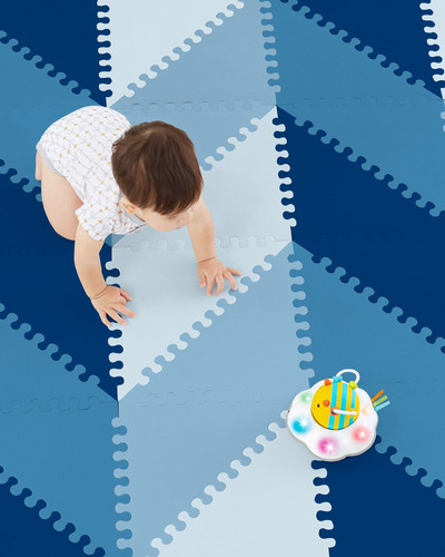 Baby Play Mat Skip Hop Playspot Blue Ombre 70x56cm