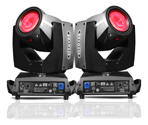 Par De Cabezas Móviles Lite Tek Beam230w Con Estuche