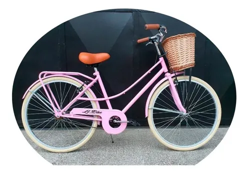 Bicicleta vintage online rosa