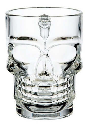 Imagem 2 de 6 de Caneca P/ Chopp Caveira Cerveja 6pçs 460ml Canc460 Hauskraft