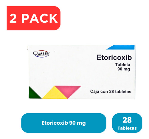 Etoricoxib 90 Mg Pack Con 56 Tabletas Camber Laboratorios