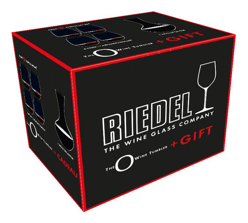 Riedel Serie O + Gift Decanter - X4 - Riedel