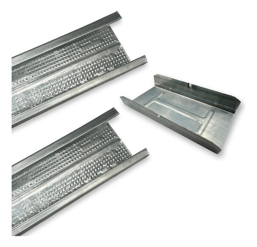 Perfil Canaleta F530 F47 12pcs 1,5m +6 Enmenda U Forro Gesso