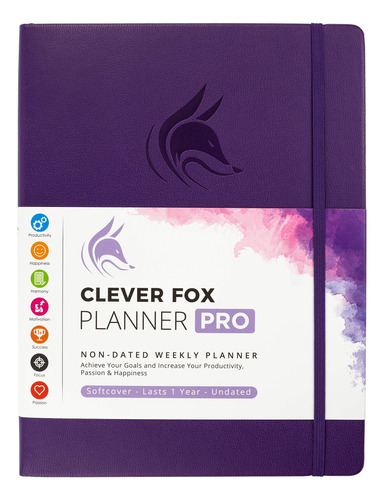 Clever Fox  Planificador Profesional, Agenda Y Calendario D