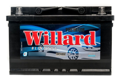 Bateria 12x75 Ub740 Willard Diesel Gnc Reforzada 12x75