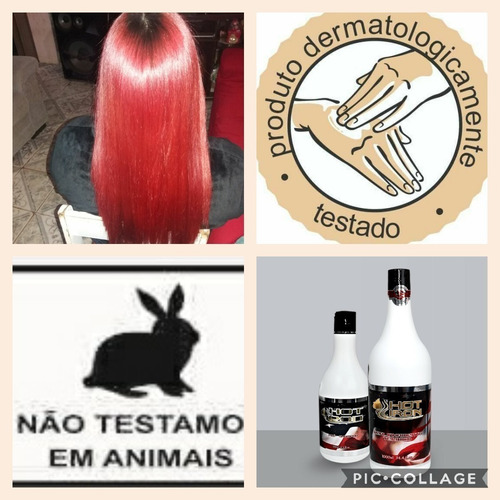 Imagem 7 de 7 de Progressiva Sem Formol Hot Iron Matizadora 1l Promoção