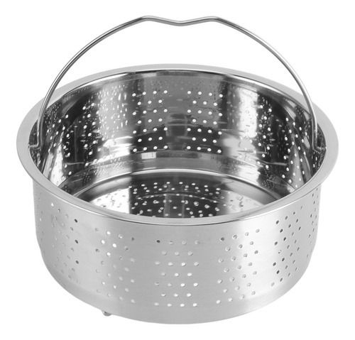 Cesta De Vapor De Aço Inoxidável Com Alça De Remoção De Açúc