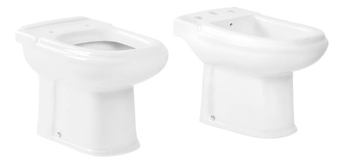 Inodoro Corto Roca Bidet 3 Agujero Dama Eg