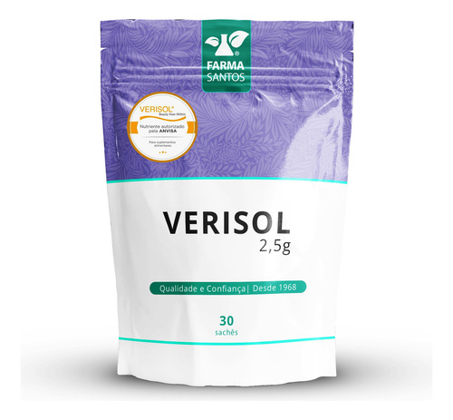 Verisol 2,5g 30 Sachês Sabor Laranja Sabor Sem Sabor