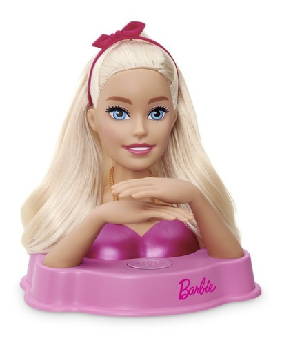 Imagem 10 de 10 de Boneca Barbie Busto Styling Head Fala 12 Frases - Original