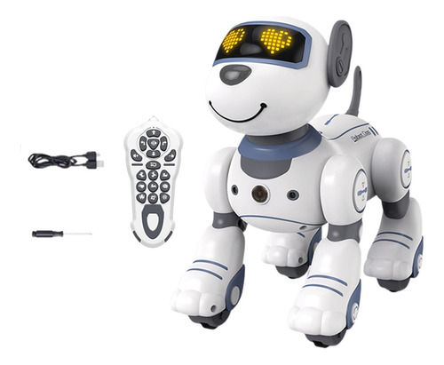 Bonitos Juguetes De Perro Robot Con Control Remoto Con Azul