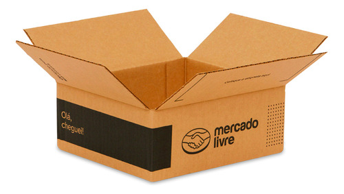 50 Caixas De Papelão Mercado Envios Pp 19 X 16 X 7 Cm