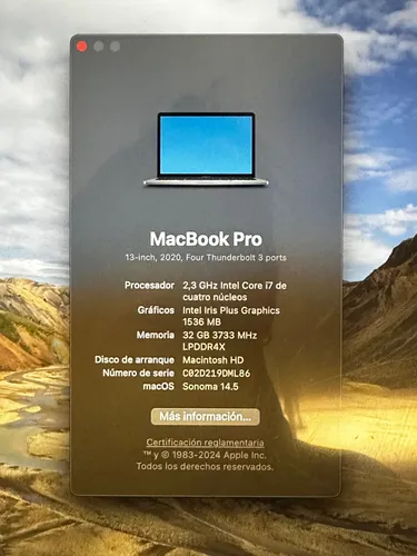 Macbook Pro Touch Bar 13 (Usado)