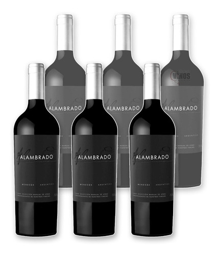 Vino Alambrado Bonarda 750ml Caja X6