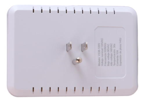 Protector Voltaje Netpro 120v Triple Tv-pc-lavadora-sonido Color Blanco