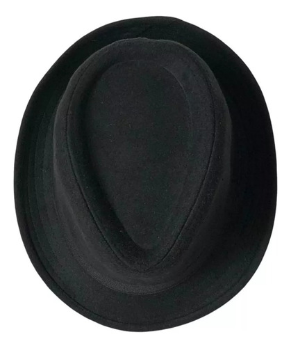 Sombrero Fedora Tango Gardelito Chambergo Fieltro 24045 Negro 57-59 Unico 24045