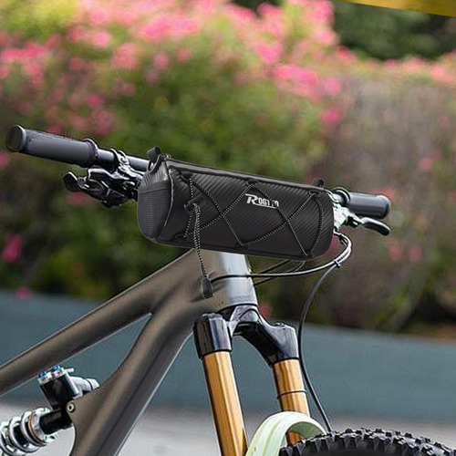 Bolsa Para Manillar De Bicicleta Con Cordón Elástico,